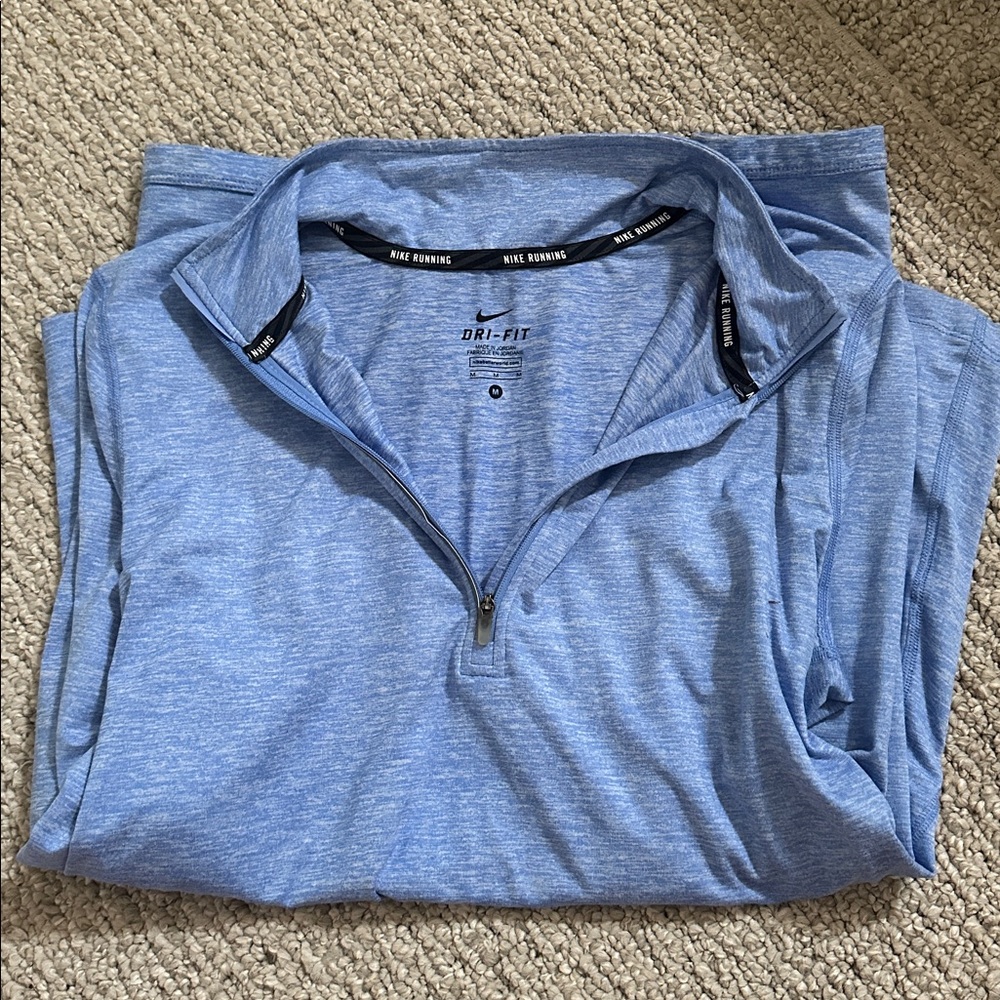 Nike Heather Blue 1/4 Zip